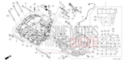 CARTER MOTEUR CB1000S de 2025